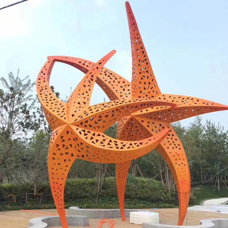 操场海星雕塑,仿真海洋雕塑,喷砂制造 操场海星雕塑,仿真海洋雕塑,喷砂制造