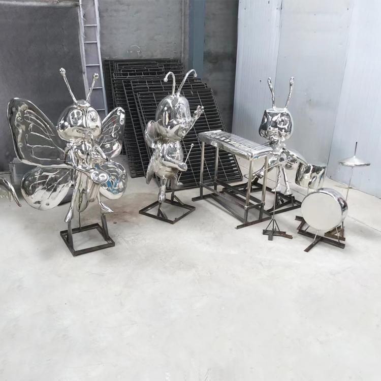 仿古蜜蜂雕塑厂家 庭院彩绘雕塑 田间小品 仿古蜜蜂雕塑厂家 庭院彩绘雕塑 田间小品