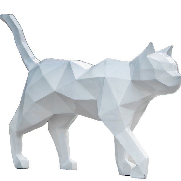 售楼部小猫雕塑,家禽小品,切面工艺 售楼部小猫雕塑,家禽小品,切面工艺