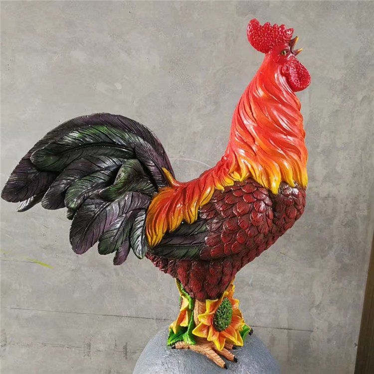 创意公鸡雕塑厂家 步行街店门口雕塑 影视剧家禽 创意公鸡雕塑厂家 步行街店门口雕塑 影视剧家禽