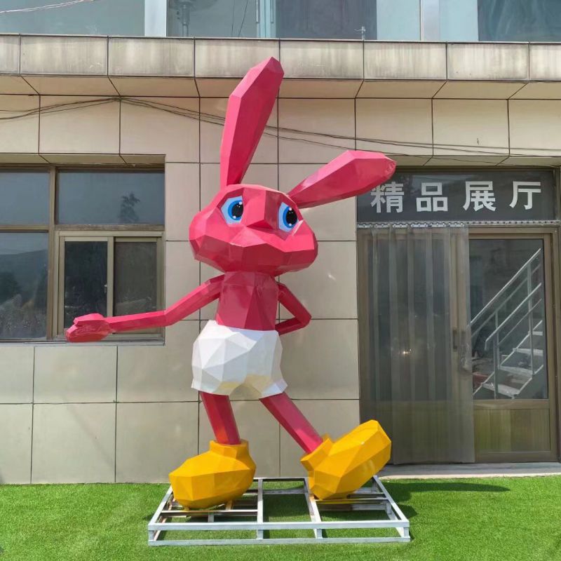 仿真兔子雕塑 店门口园林雕塑 动物小品 仿真兔子雕塑 店门口园林雕塑 动物小品