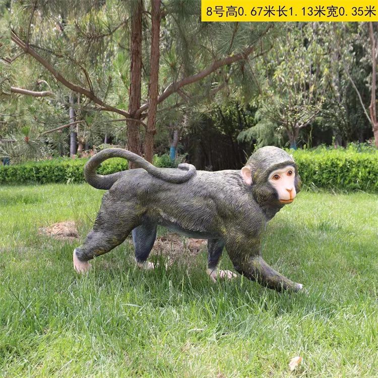 大型猴子雕塑 商业街广场雕塑 古铜色摆件 大型猴子雕塑 商业街广场雕塑 古铜色摆件
