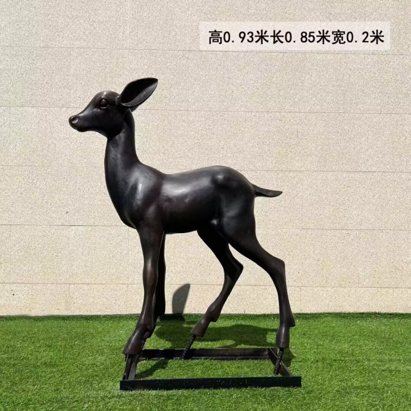 抽象麋鹿雕塑 店门口彩绘雕塑 步行街摆件 抽象麋鹿雕塑 店门口彩绘雕塑 步行街摆件