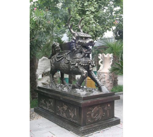 城市麒麟雕塑,网格体育雕塑,古铜效果 城市麒麟雕塑,网格体育雕塑,古铜效果