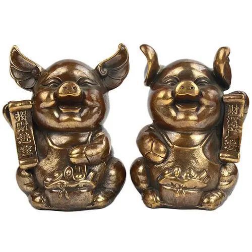 铜猪雕塑厂家,仿真铜雕动物,铜雕猪制作加工 (1) 铜猪雕塑厂家,仿真铜雕动物,铜雕猪制作加工 (1)