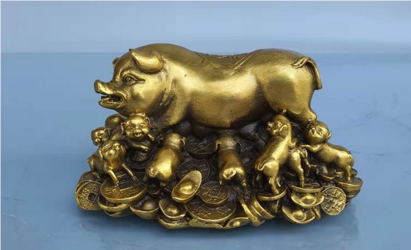 铜猪雕塑厂家,仿真铜雕动物,铜雕猪制作加工 (4) 铜猪雕塑厂家,仿真铜雕动物,铜雕猪制作加工 (4)