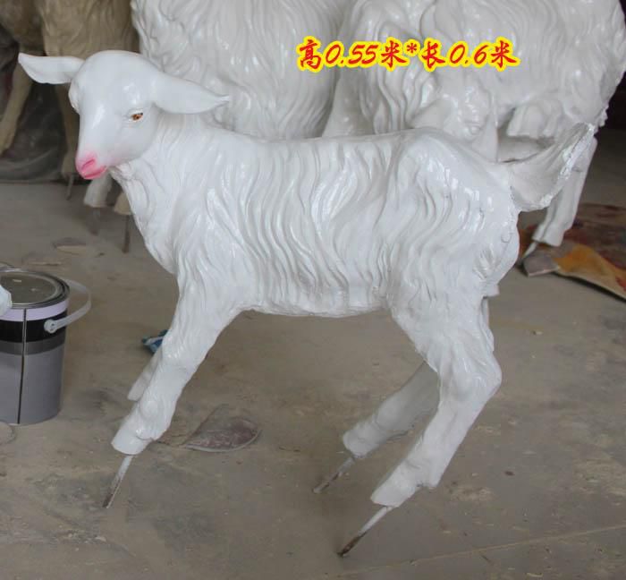 公园山羊雕塑厂家 酒店门口雕塑 彩绘摆件 公园山羊雕塑厂家 酒店门口雕塑 彩绘摆件