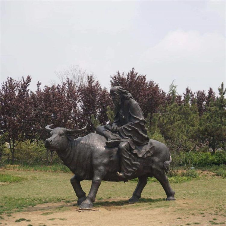 步行街老牛雕塑,铸铜农耕雕塑,烤漆方式 步行街老牛雕塑,铸铜农耕雕塑,烤漆方式