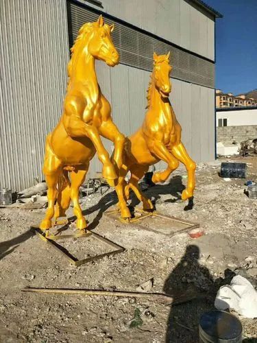 园林金马雕塑 城市广场雕塑 步行街摆件 园林金马雕塑 城市广场雕塑 步行街摆件