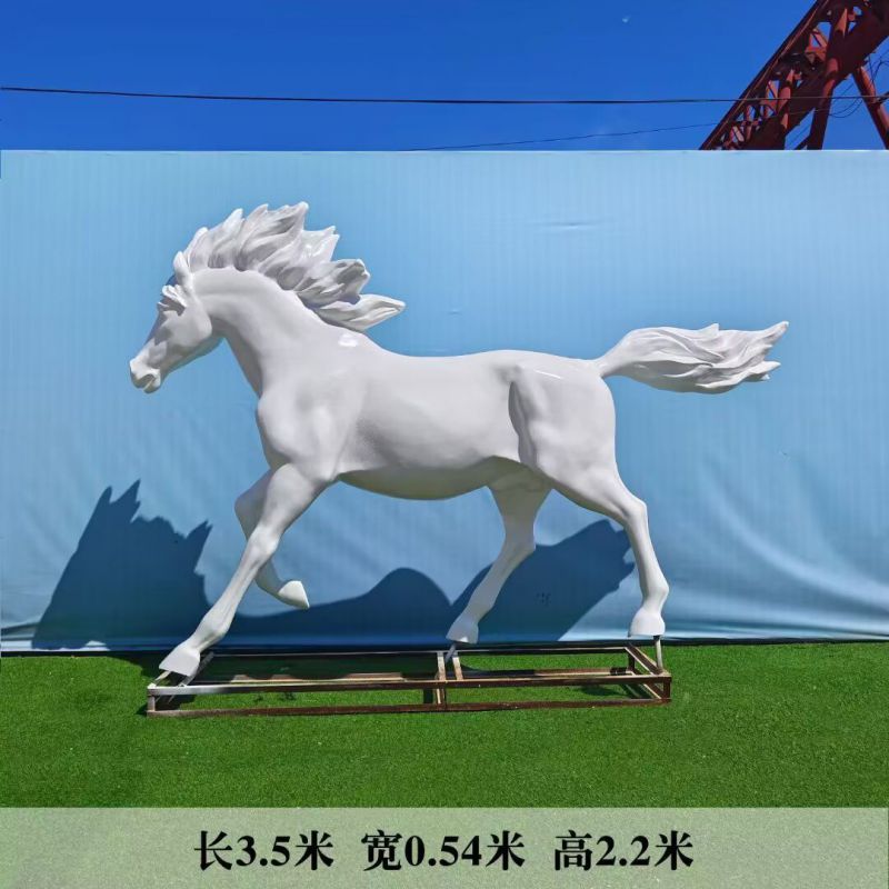 大型骏马雕塑 步行街宣传雕塑 仿真摆件 大型骏马雕塑 步行街宣传雕塑 仿真摆件