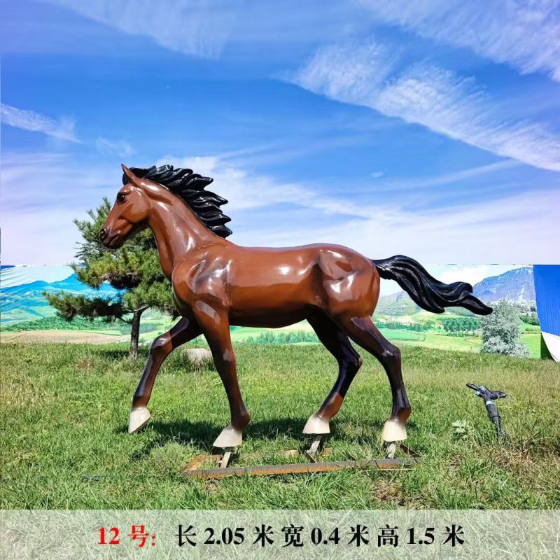 商场骏马雕塑 仿真雕塑 店门口小品 商场骏马雕塑 仿真雕塑 店门口小品
