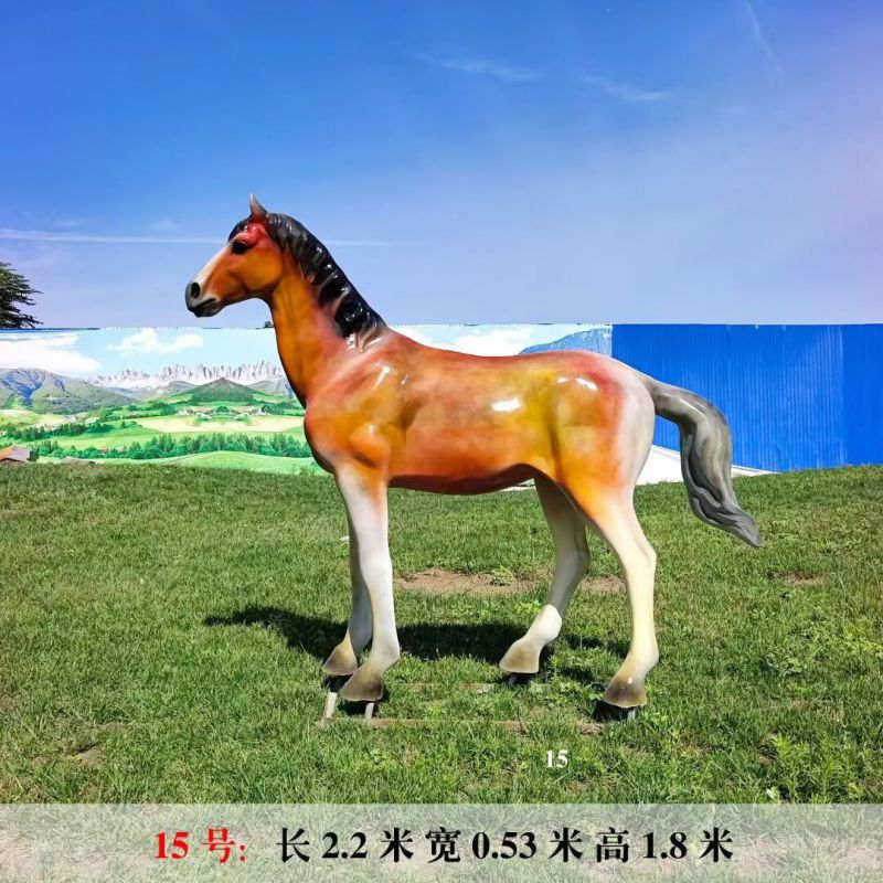 仿真骏马雕塑 酒店公园雕塑 风景区摆件 仿真骏马雕塑 酒店公园雕塑 风景区摆件