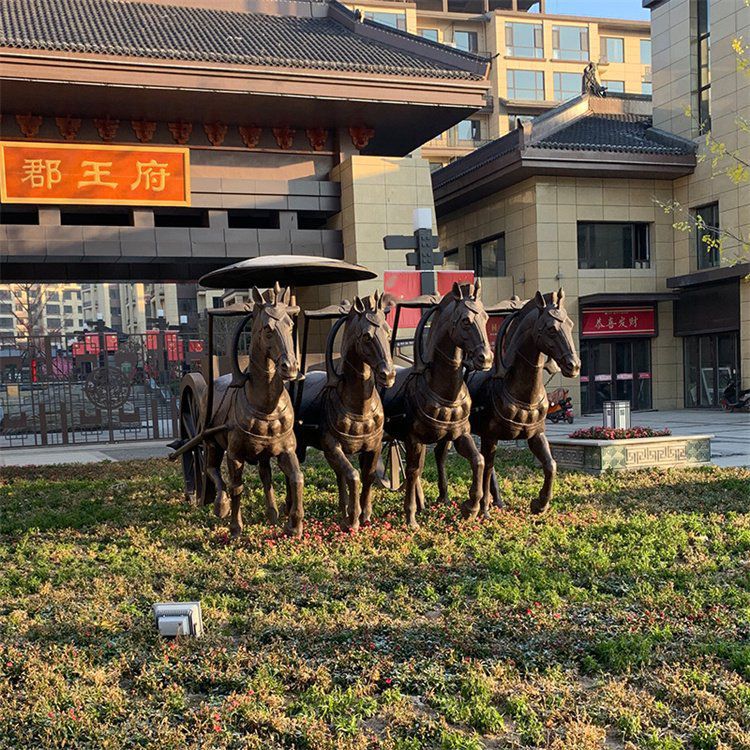 公园八马奔腾雕塑,动物摆件,群马铜雕 公园八马奔腾雕塑,动物摆件,群马铜雕